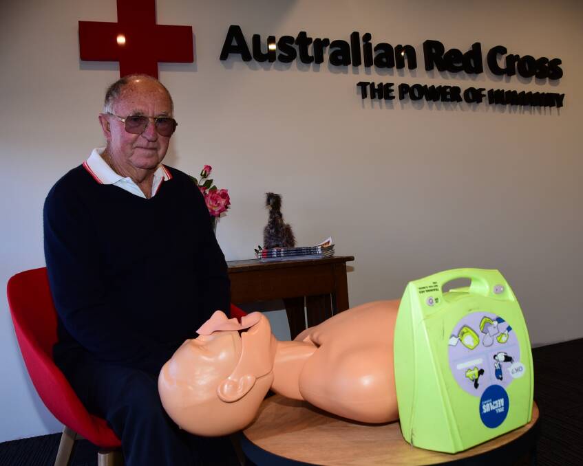 VITAL TO LEARN: Australian Red Cross first aid trainer George Chapman said it was never to late to learn CPR and potentially save a life. Photo: PAIGE WILLIAMS