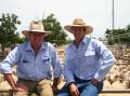 Stock and station agent Andrew Peadon (left) said the Dubbo saleyards were recognised Australia-wide. Picture by Barlow and Peadon Schute Bell