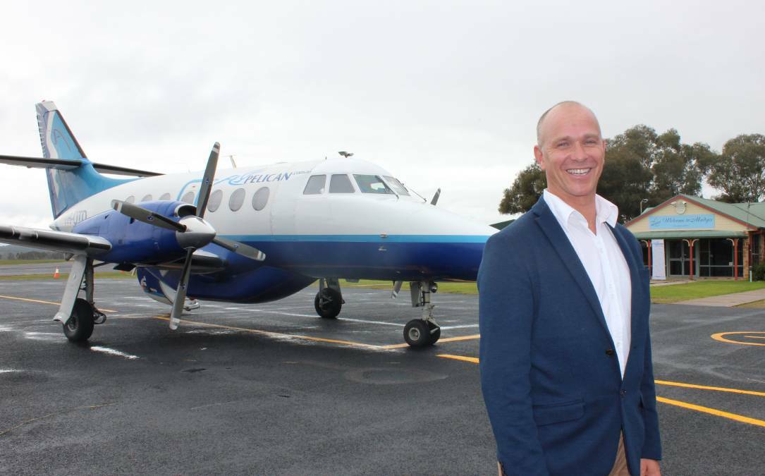 ON SCHEDULE: FlyPelican CEO Paul Graham said while bookings for the flights between Dubbo and Canberra had been slow, it wasn't completely unexpected for this time of the year. Photo: FILE