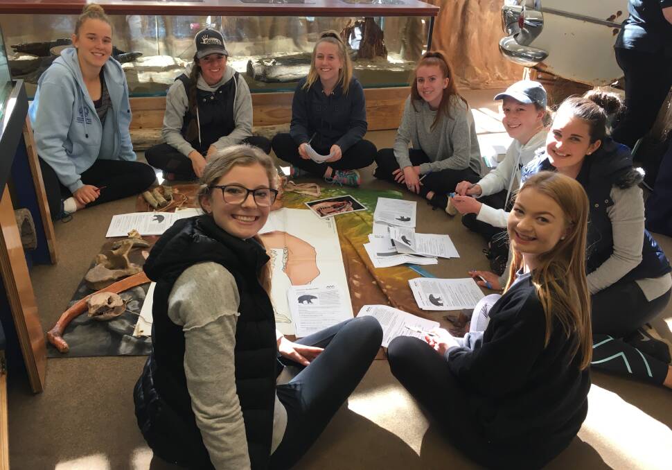 BIOLOGY IN ACTION: Students from St John's High School were among those who attended the Evolution of the Australian Biota workshops. Photo: CONTRIBUTED