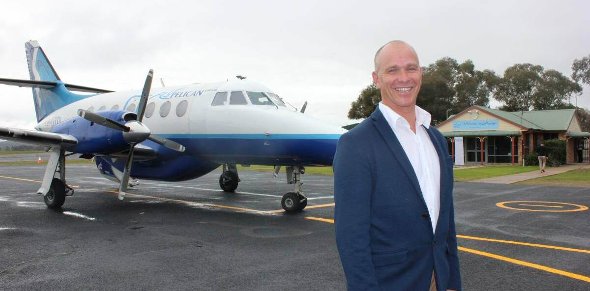 READY FOR TAKEOFF: FlyPelican CEO Paul Graham says flights between Dubbo and Canberra will start next year. Photo: NEWCASTLE HERALD