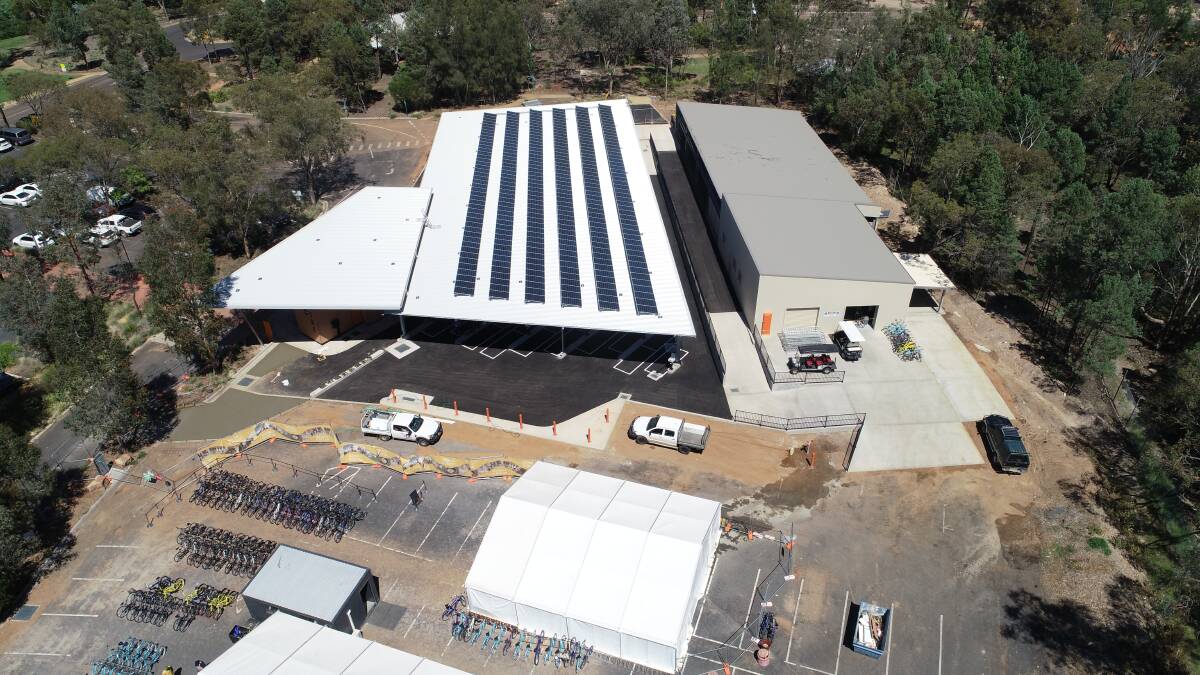 Drone image of the facility from above. Photo: DAVID PAYNE CONSTRUCTIONS