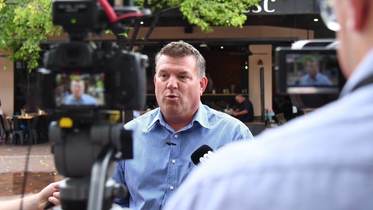 CLOSE RACE: Nationals candidate Dugald Saunders says the 20 per cent swing against the Nationals in Dubbo was "a little bit outrageous". Photo: BELINDA SOOLE