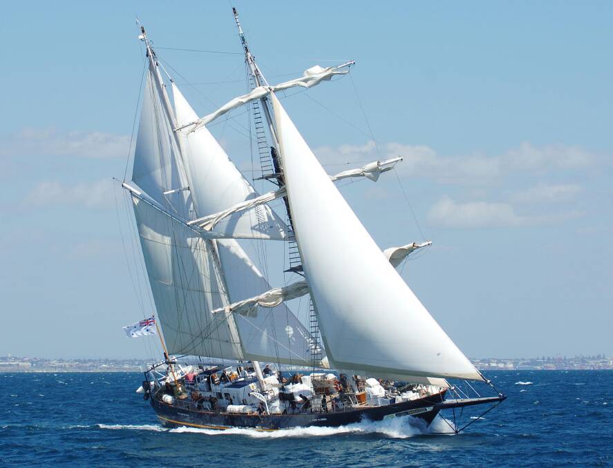 SETTING SAIL: Young Endeavour will bring naval reservists and businesses together. Photo: Young Endeavour website.