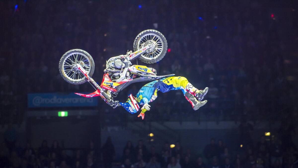STICKING TOGETHER: The Nitro Circus athletes live out of their suitcases for 140 days of the year. Photo: CONTRIBUTED