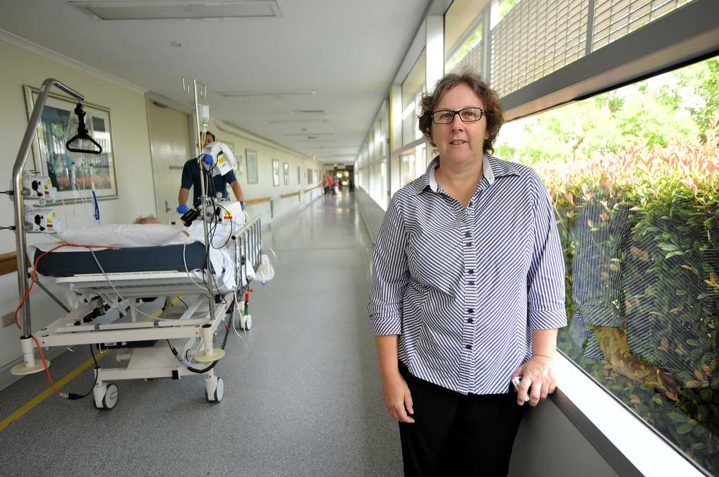 BUSY CITY: More Dubbo people are working in hospitals, like Dubbo Hospital general manager Debbie Binkerton, than anywhere else. Photo: FILE