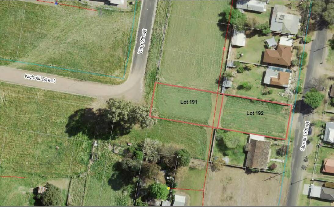 The lots will be sold for $75,000 and $70,000 respectively, after services are connected. Photo: DUBBO REGIONAL COUNCIL