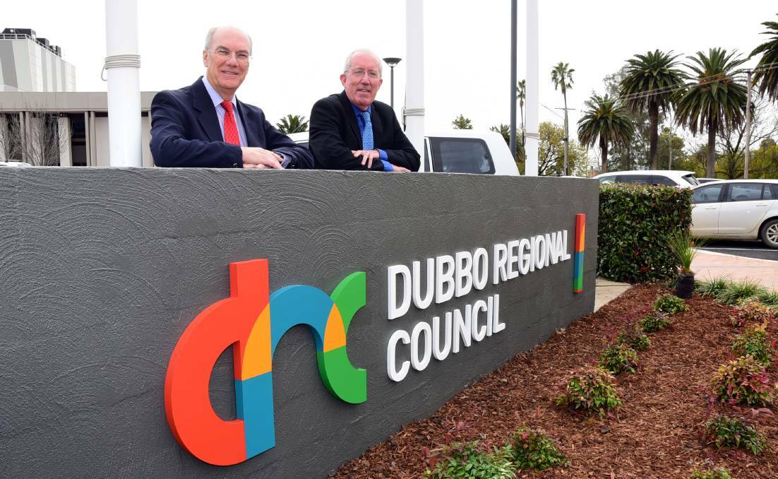 FUNDING GRANTED: Dubbo Regional Council acting interim general manager David Dwyer and administrator Michael Kneipp have allocated $350,000 to community groups. Photo: BELINDA SOOLE