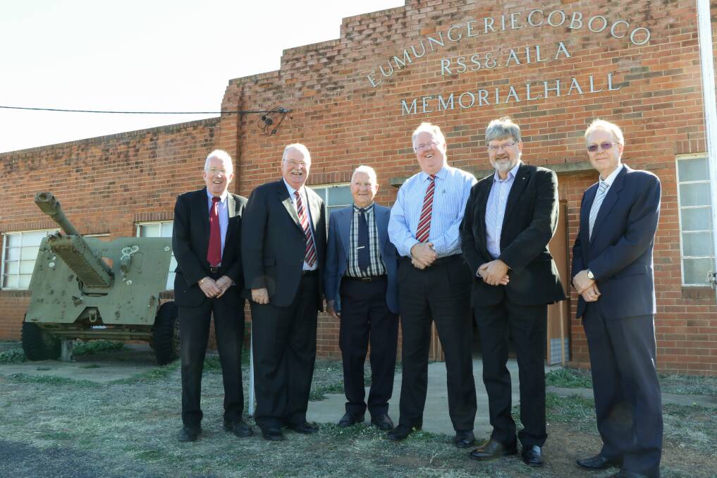 SIGNIFICANT: Michael Kneipp, Allan Smith, Les Brookfield, Mark Riley, Stewart McLeod and Ian Bailey at the official opening. Photo: CONTRIBUTED