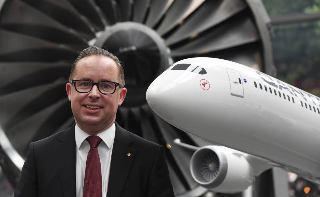 Qantas chief executive Alan Joyce said he loved the city when he visited in the past. Photo: Dean Lewins