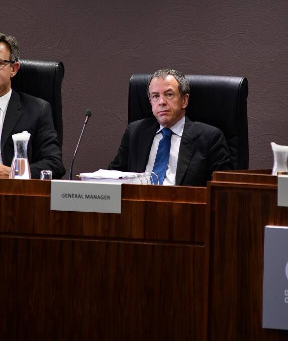 CONFIDENTIAL: Dubbo Regional Council director Chris Devitt was acting general manager during the meeting. Photo: BELINDA SOOLE
