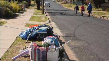 A previous bulky waste collection in Dubbo. File picture