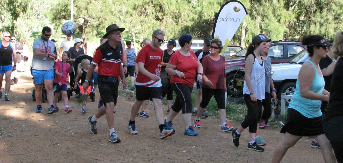 FITNESS PLAN: Dubbo parkrun has become a popular way for locals to improve their fitness. Photo: Arunthy Pavan, Dubbo Parkrun
