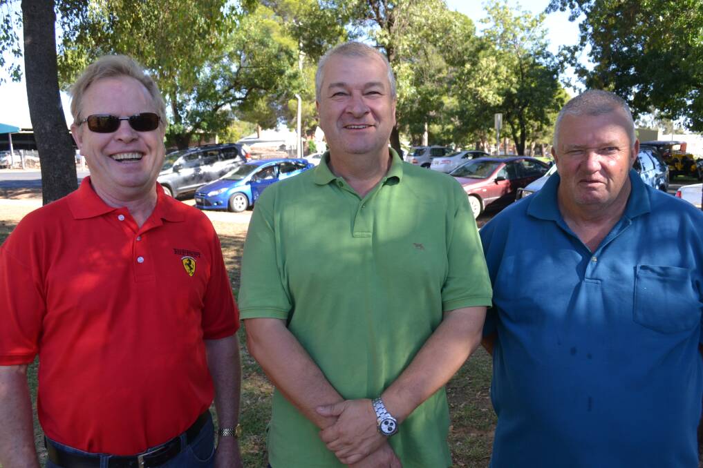 Dean Wright, Michael Fenwick and Ray Forrest