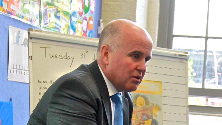 "Too important to be used as a political football" ... Adrian Piccoli on school funding.