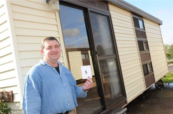 Neville Owen has big plans for the cabins he purchased at auction yesterday. They are destinated to become part of a new tourist venture at Albert.