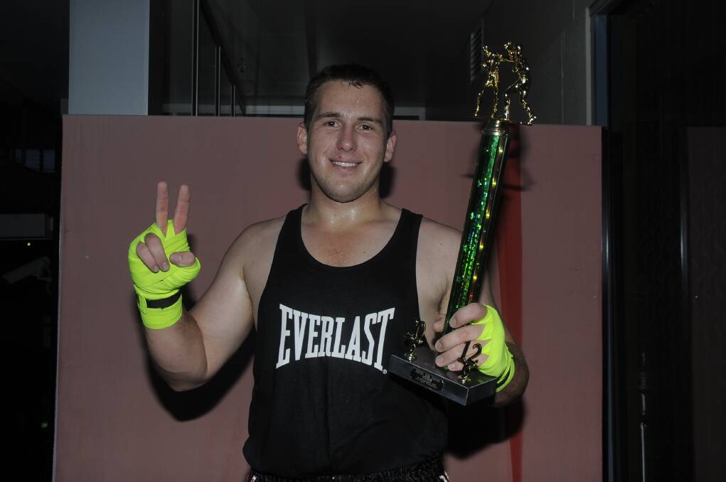 Matt Plain was victorious in his fight on Saturday night.