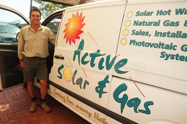 Offering quality rather than price: Active Solar & Gas manager Jason Farr.                         Photo: Amy Griffiths
