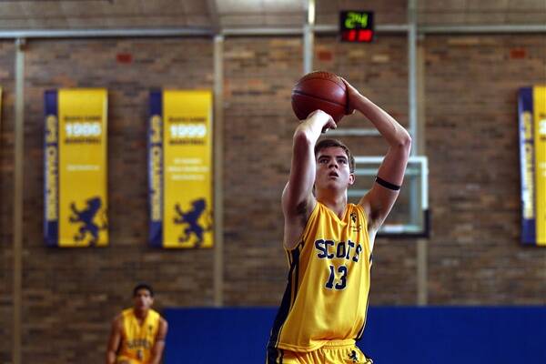 Luke Anderson was named Academy basketballer of the year.
