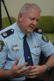 NSW Police traffic commander Assistant Commissioner John Hartley in Dubbo for a police meeting to discuss the surge in western road deaths.