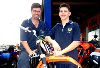 David and Alex Mendham are part of the Dubbo trio that will take on top motocross competitors in Orange on Saturday.