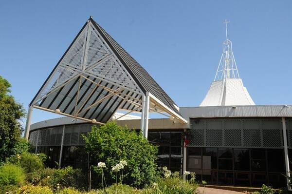 Beautiful or beastly? St Brigid's church in Brisbane Street has been named one of Dubbo's worst eyesores, along with the showground grandstand.