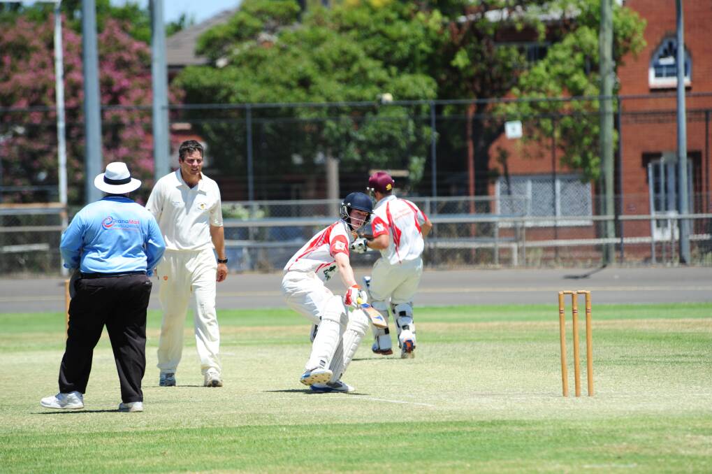 RSL-Colts all-rounder Will Wolter made 31 for his side on Saturday.  
Photo: CHERYL BURKE
