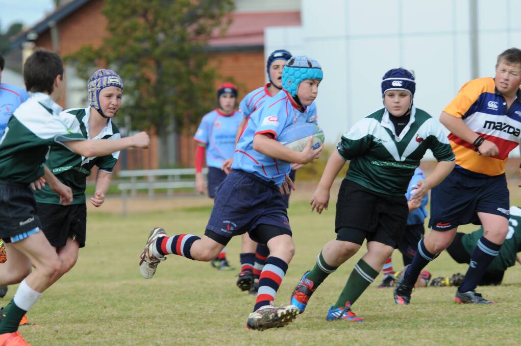 Dubbo junior rugby is going forward and planning for the 2013 Central West season on the back of electing Steve Gower as president.  
Photo: JOSH HEARD