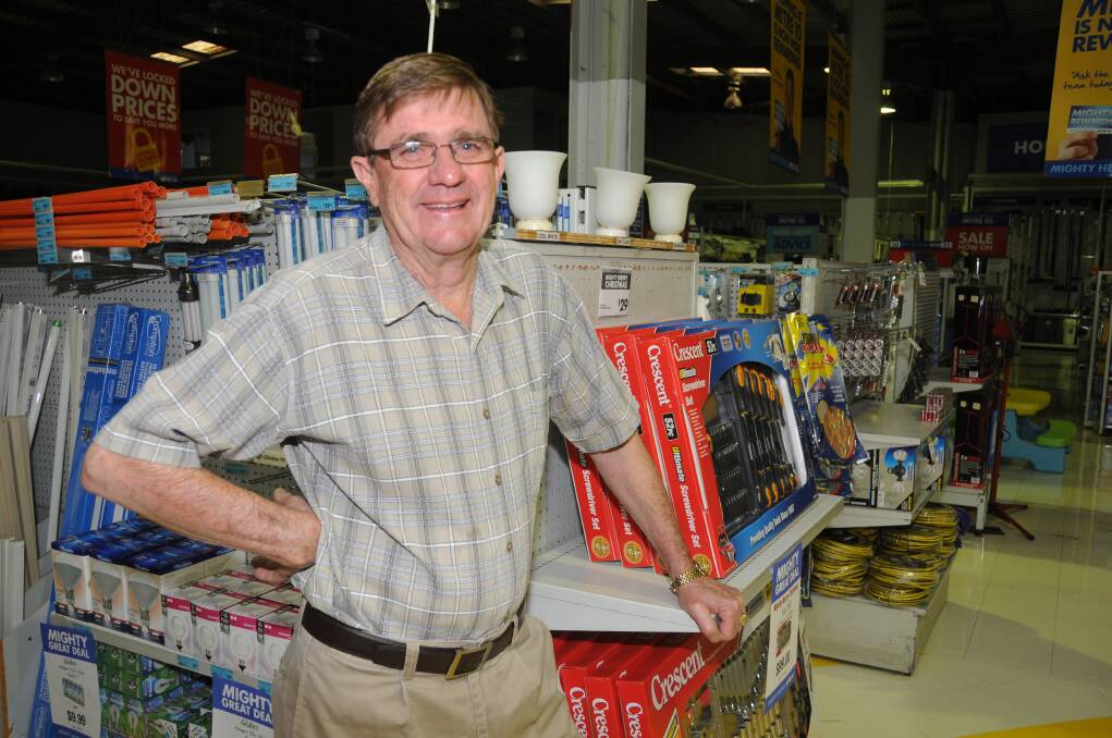 After more than a quarter of a century managing Brennan s Mitre 10, Tod O'Dea is hanging up his hat. 	PHOTO: AMY MCINTYRE