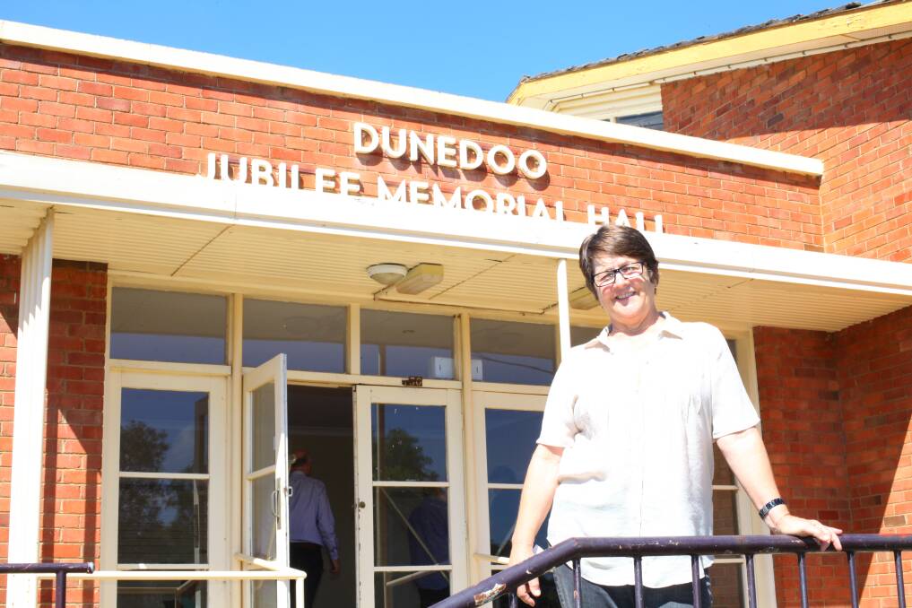 INSET: Lynn Kearney thinks approval and development of the Cobbora Coal Project could help Dunedoo grow.