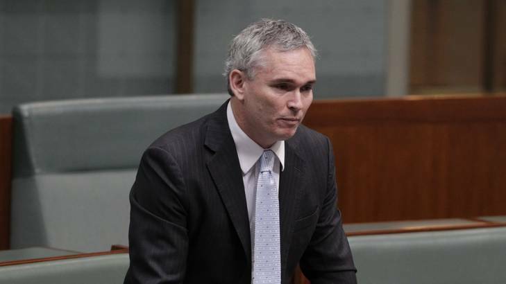 Craig Thomson - now an independent MP - in question time today.