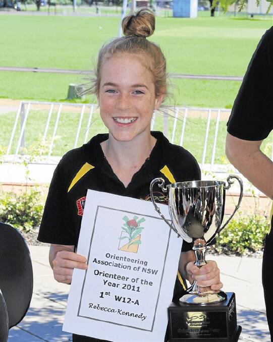 Rebecca Kennedy, NSW Orienteer of the Year W-12A and Western Plains Orienteer Club Champion.