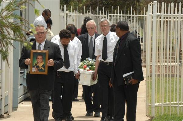 Hundreds of mourners gathered in the small town of Brewarrina for the funeral of two-year-old Dean Shillingsworth in November 2007.
