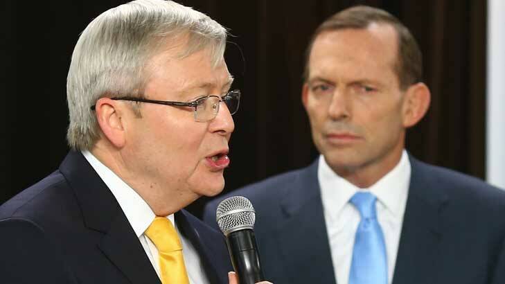 Tony Abbott is edging closer to Kevin Rudd as preferred prime minister according to the Fairfax Nielsen Poll.