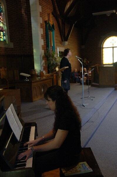 Vocalist Julia Manton accompanied by Lenore Braithwaite on piano were part of St Andrew’s fundraising concert on Sunday.