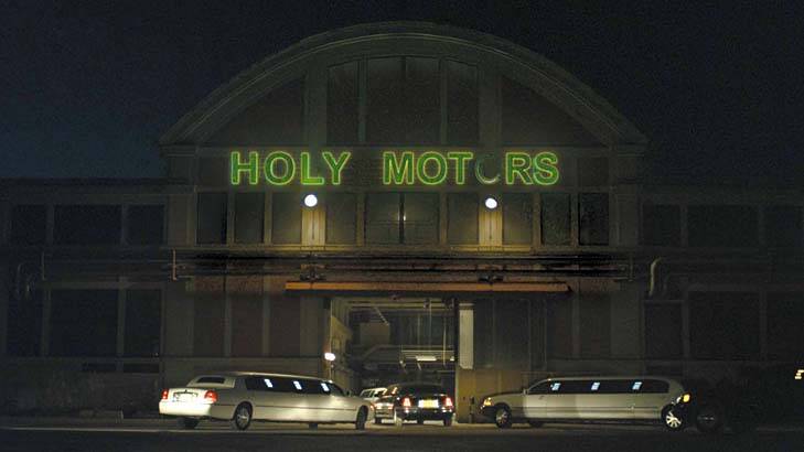 Cruising: A scene from <i>Holy Motors</i>.