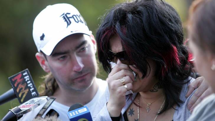 Tearful plea: Kristy Abrahams and Robert Smith in 2010. Photo: Gene Ramirez