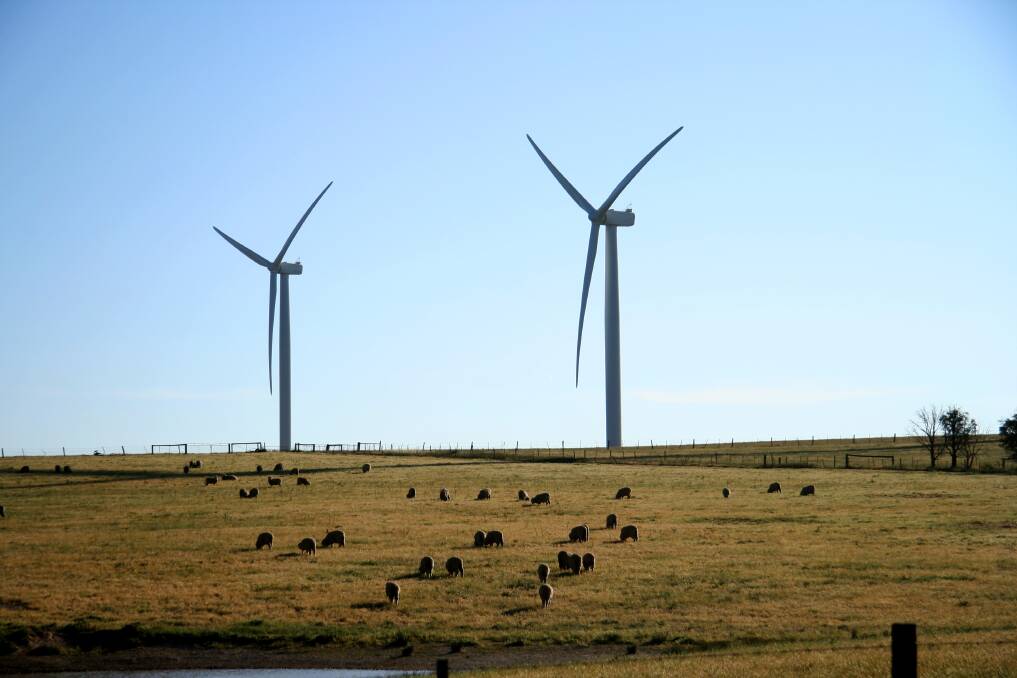 Infigen Turbines similar to those proposed for the windfarm at Bodangora 	Photo: Infigen Energy