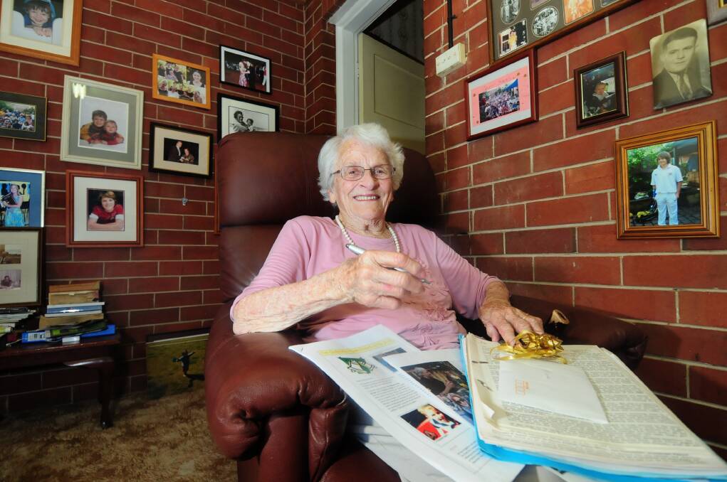 Dubbo resident Gwynneth Gleeson has donated 40 years worth of family Christmas letters to the State Library of NSW. 					     Photos: LOUISE DONGES