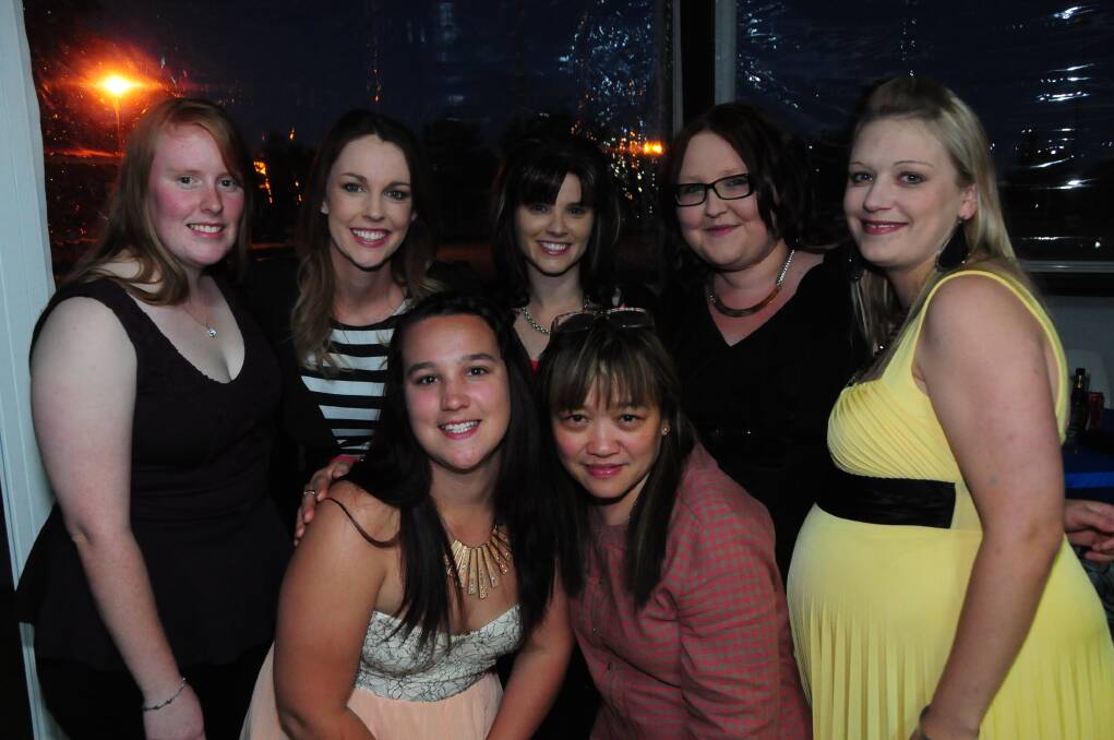 Amy Dunkley, Amy Ross, Jackie Hunt, Jess Brown, Kylie Higgins, Hayley Burge and Elvie Yap