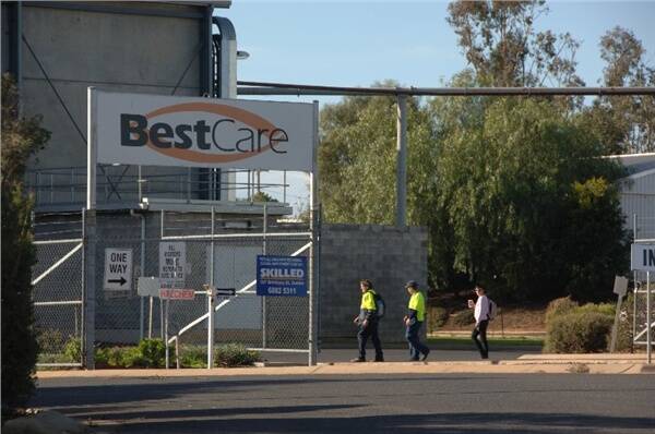 Workers arrive the BestCare pet food factory. The factory’s future has again been thrown into doubt with the appointment of receivers and a search for new owners underway.