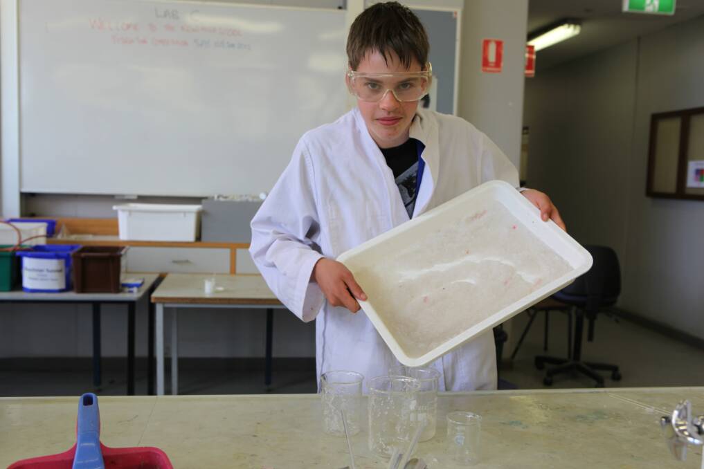 Dubbo home-schooled student Ben Connor was able to join 93 other talented year 9 and 10 science students at the University of Sydney. 				    Photo CONTRIBUTED
