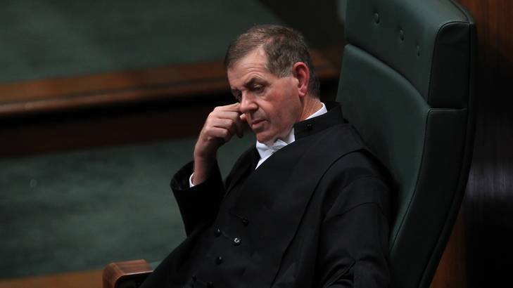 Peter Slipper ... "In these circumstances I cannot ignore the allegations."