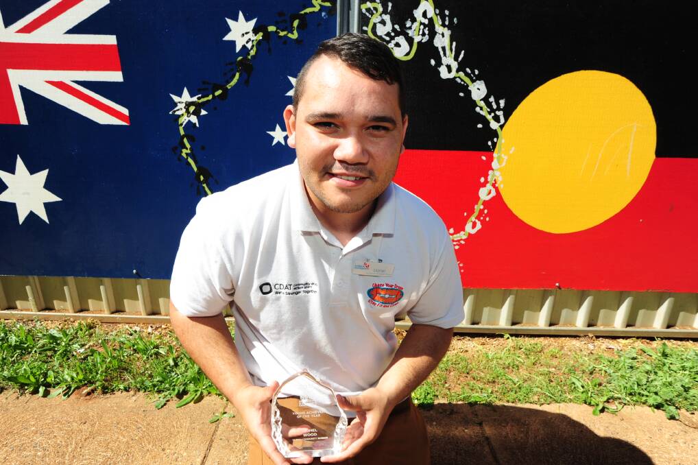 Young Achiever of the Year at the NSW Local Government Aboriginal Network Conference, Lionel Wood has another fine achievement in a growing  
portfolio.	  Photo: BELINDA SOOLE