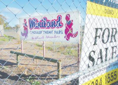 BOUGHT FOR A SONG: Former landholder Warren Quirk has bought back the site of the troubled Miniland Dinosaur Theme Park, which closed down after its developer ran into trouble with Dubbo City Council over planning approval.