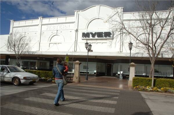 Myer is planning to sell its building in Dubbo, but will lease the store back to maintain a presence on Macquarie Street.