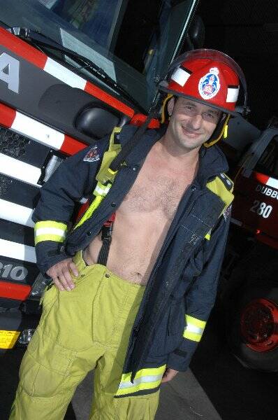 Firefighter John Poulos is a member of the ‘sexiest job’ brigade, according to online dating service RSVP.