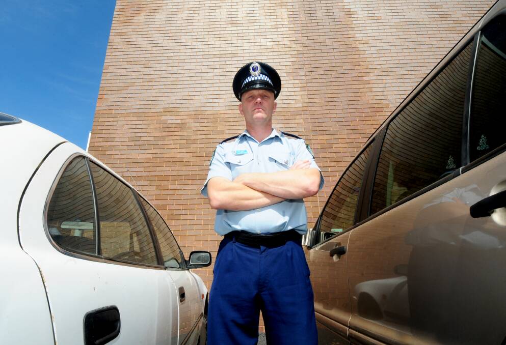Orana Local Area Command (LAC) crime prevention officer Senior Constable Ian Burns is warning people to remove valuables from their car and lock them in an effort to reduce the number of thefts from vehicles. 	Photo: LOUISE DONGES