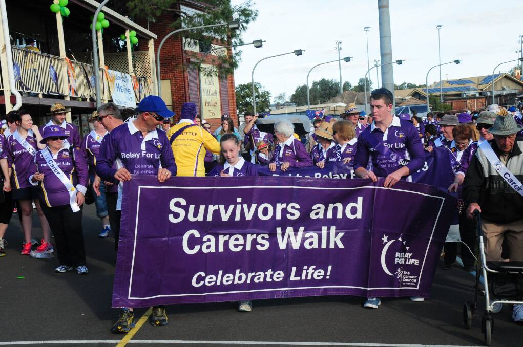 The Dubbo and District Relay for Life.	 Photo: HOLLY GRIFFITHS