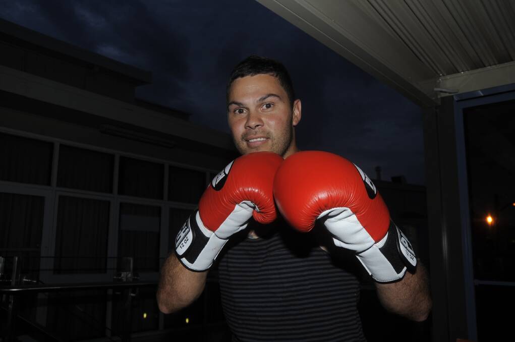 Better known as a rugby league player, Chris Daley stepped into the boxing ring.